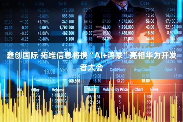 鑫创国际 拓维信息将携“AI+鸿蒙”亮相华为开发者大会
